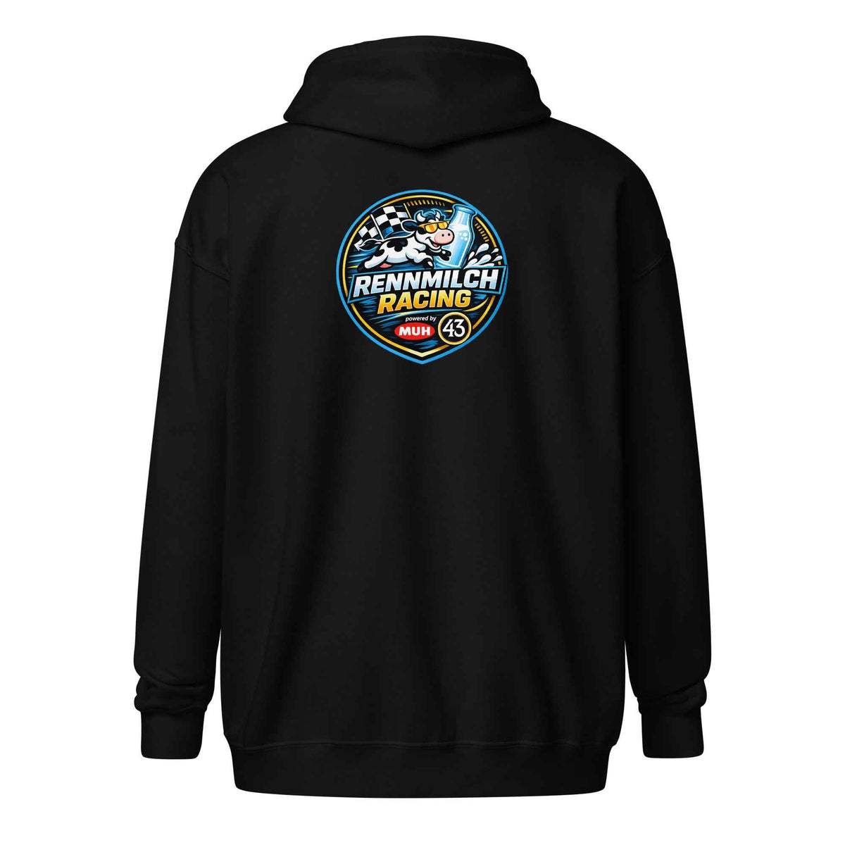 Rennmilch Racing Unisex Zip Hoodie