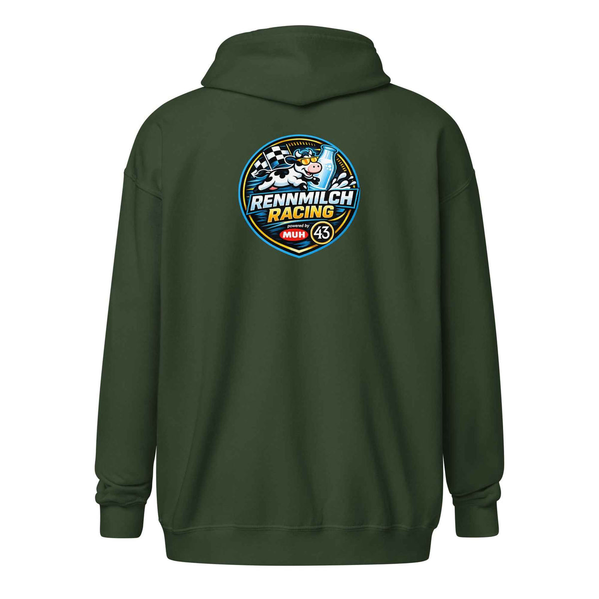 Rennmilch Racing Unisex Zip Hoodie