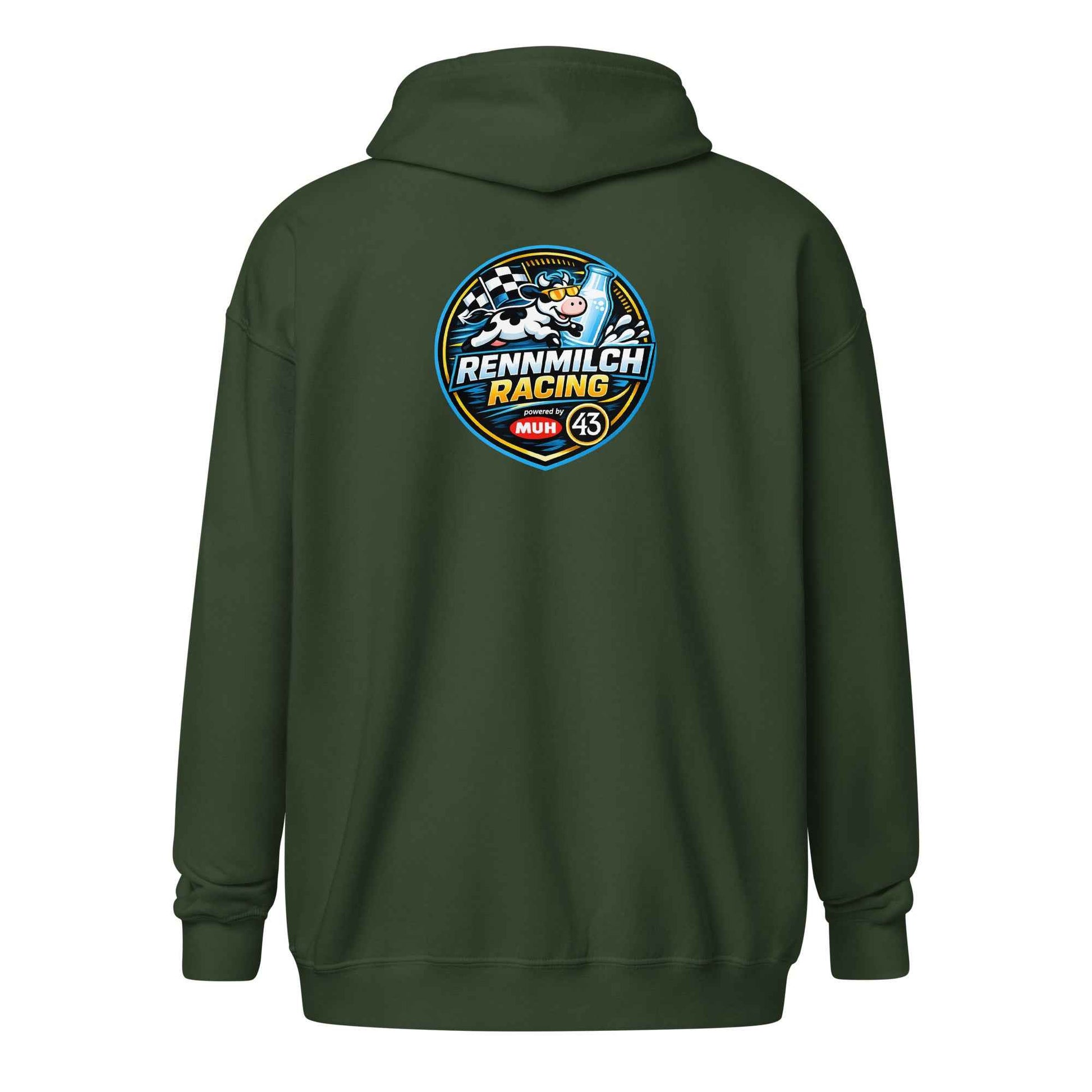 Rennmilch Racing Unisex Zip Hoodie