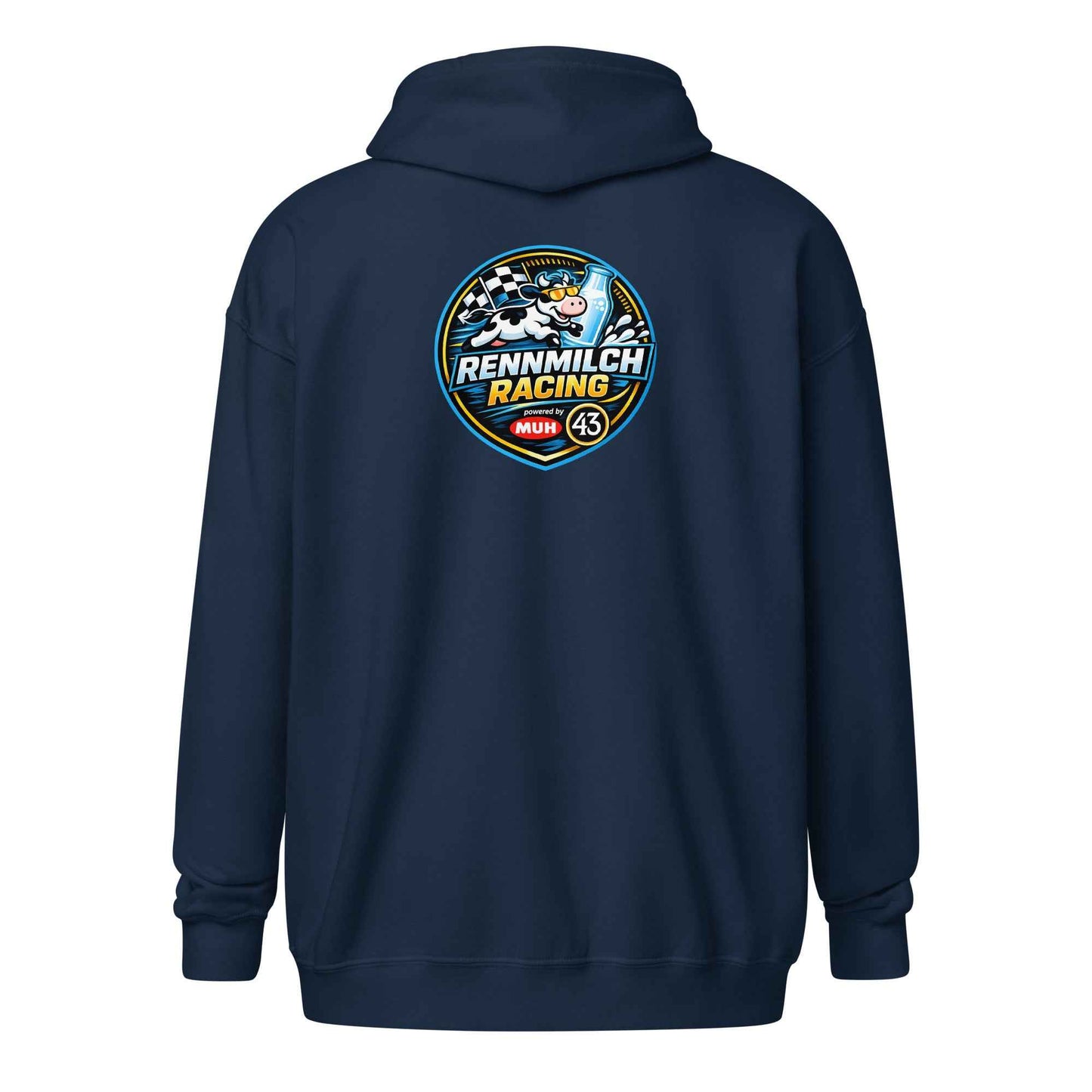 Rennmilch Racing Unisex Zip Hoodie