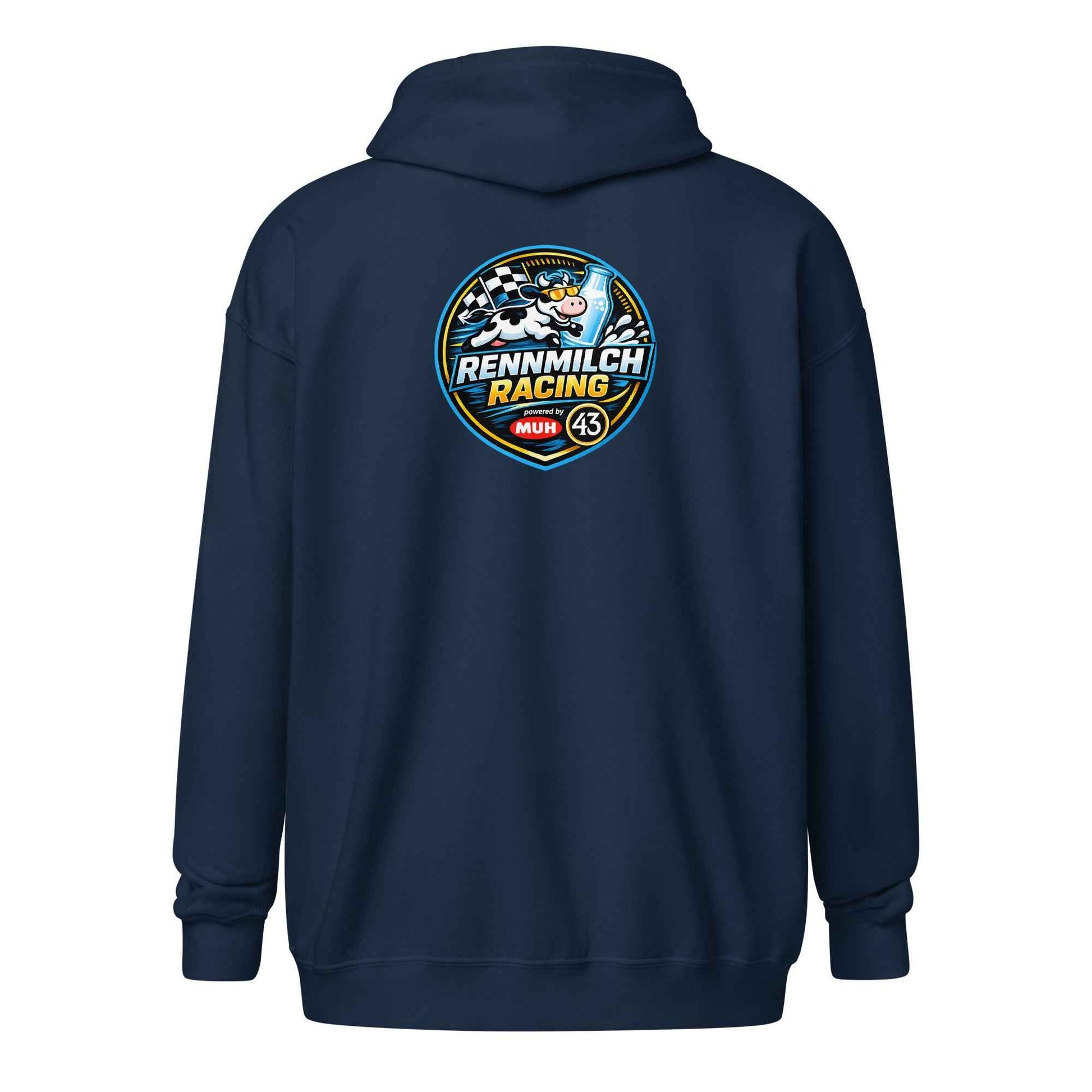 Rennmilch Racing Unisex Zip Hoodie