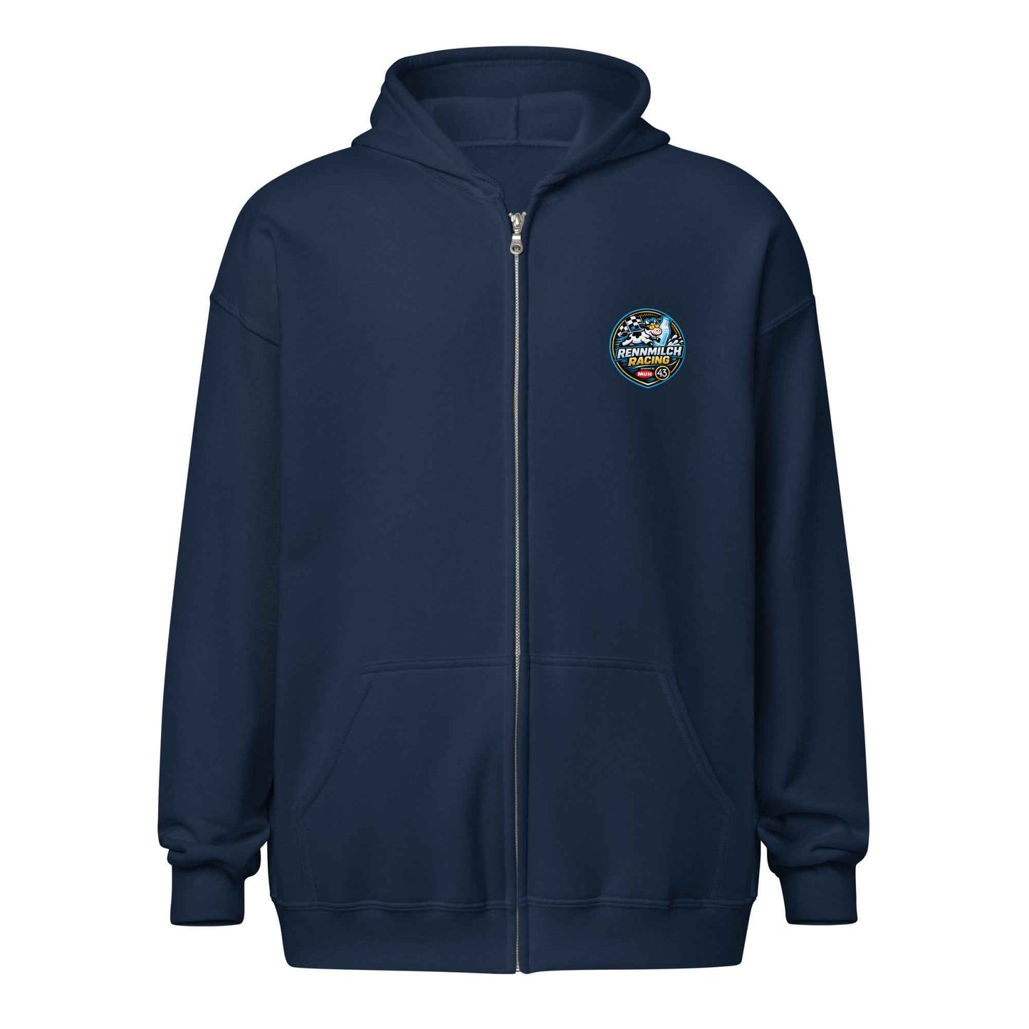 Rennmilch Racing Unisex Zip Hoodie