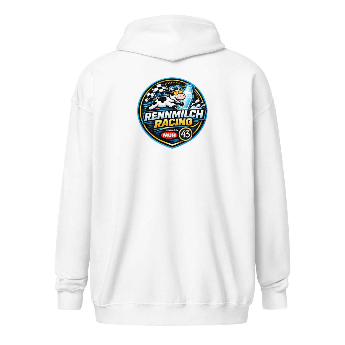 Rennmilch Racing Unisex Zip Hoodie